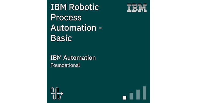 Badge IBM Robotic Process Automation - Basic