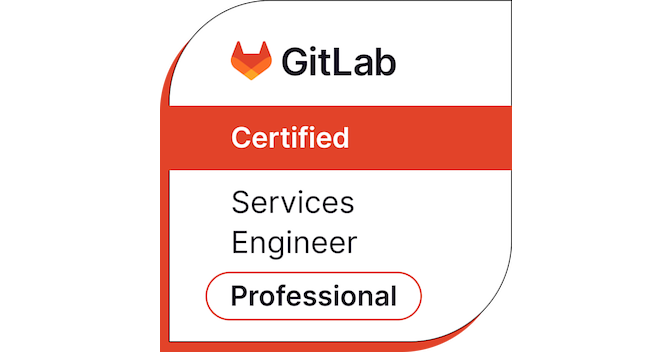 Badge GitLab Certified Services Engineer Professional